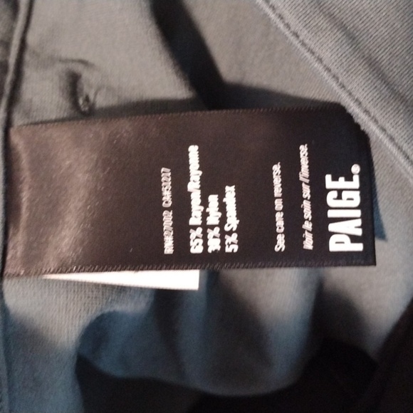 Paige Stafford Transend Knit Pants, 36, Jaded Crystal, NWOT - Picture 7 of 8